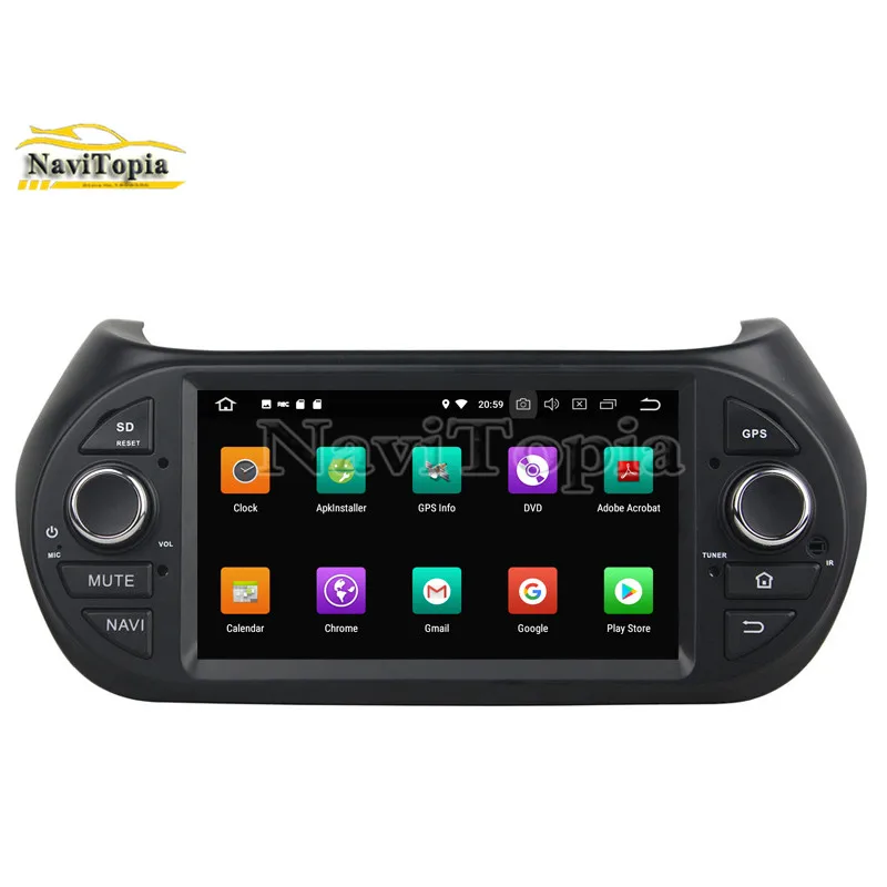 NAVITOPIA 4G+64G Octa Core Android 9.0 Car Radio For Fiat Fiorino for Citroen Nemo Peugeot Bipper 2008-2015 DVD+GPS | Автомобили и