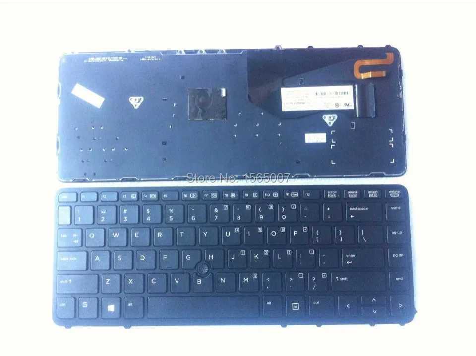 Для HP Elitebook 840 G1 845 740 745 850 855 Оригинальная клавиатура для ноутбука США черная рамка
