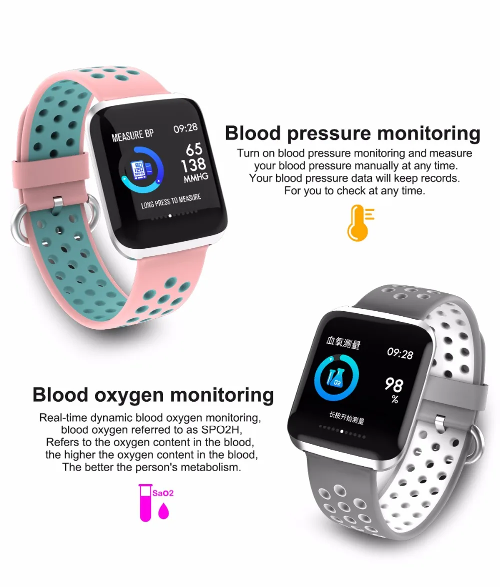 Новые смарт-часы спортивные фитнес 1 3 дюйма цветные Смарт-часы с сердечным ритмом