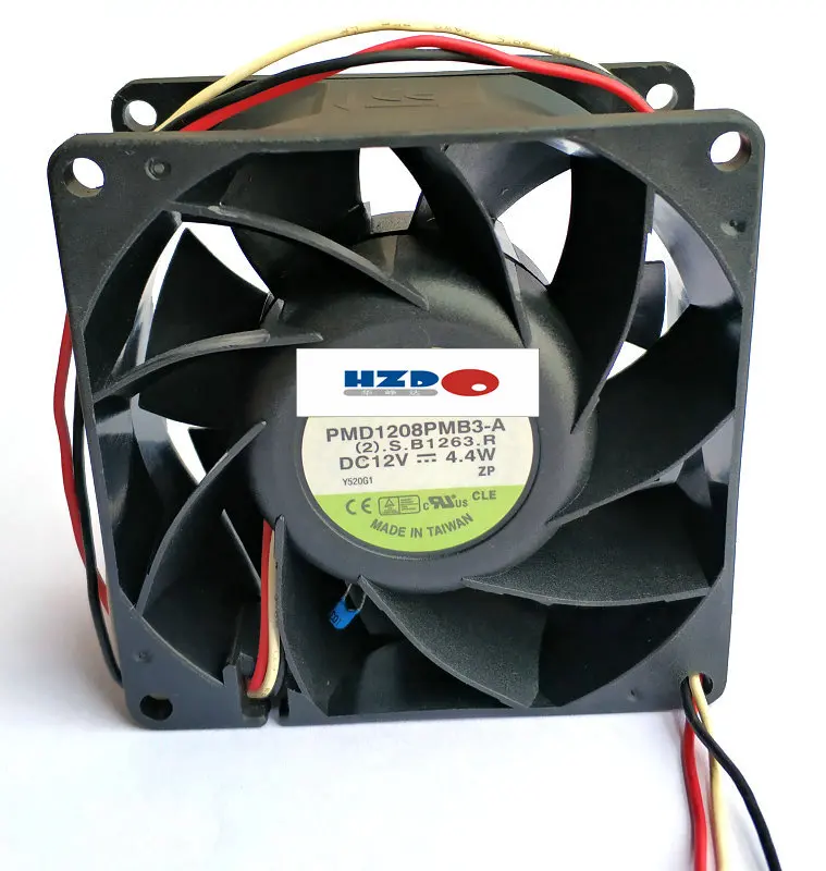 

HZDO PMD1208PMB3-A /1A 8038 12V 4.4W 3WIRE cooling fan PSD1208PMB2-A /1/3A