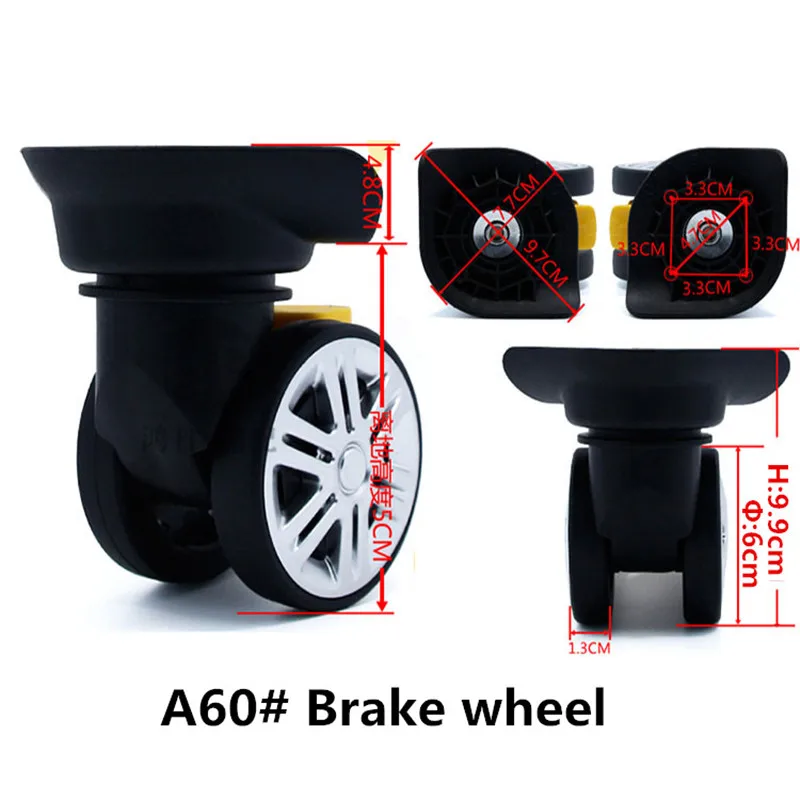 Сменные чемоданы на колесиках детали для чемоданов колеса A60 #|wheels for suitcases|luggage