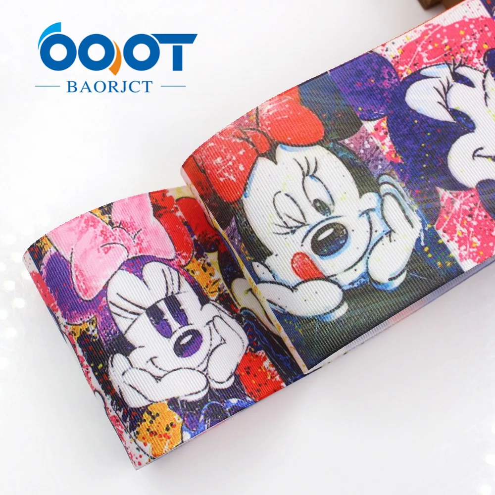 OOOT BAORJCT G 18925 1210 75 мм 10 ярдов Мультяшные ленты термопечать grosgrain Подарочная