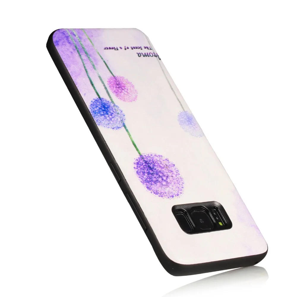 Лабиринт для Samsung Galaxy S8 Красочные Окрашенные телефона чехол Фиолетовый Одуванчик