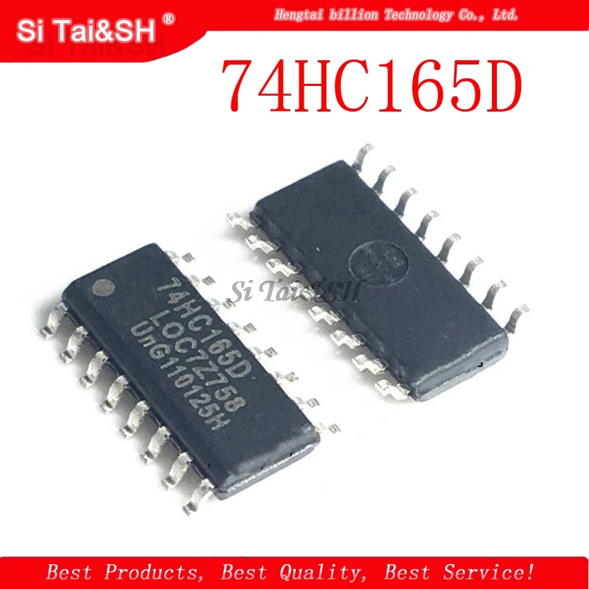 10 шт. 74HC165D SOP14 74HC165 SOP SN74HC165DR 14 SN74HC165 SMD новый и оригинальный IC|Интегральные схемы| |