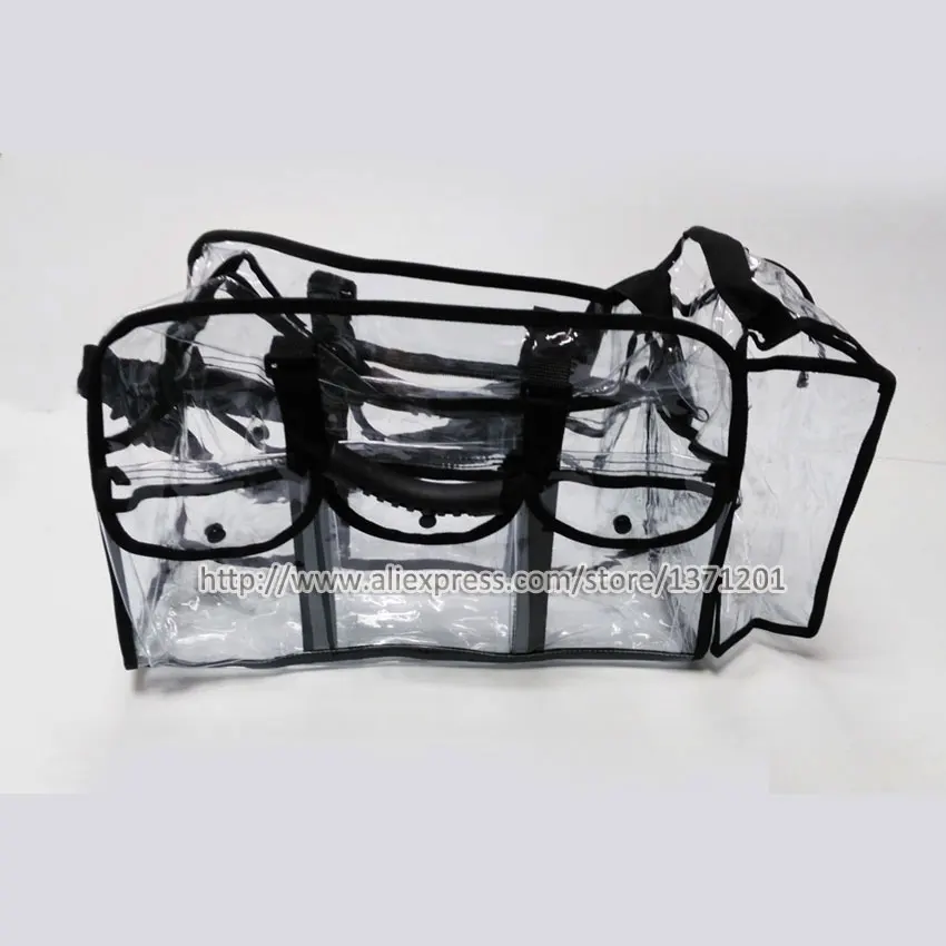 

PVC waterproof women toiletry bag transparent wash bag cosmetics storage bags