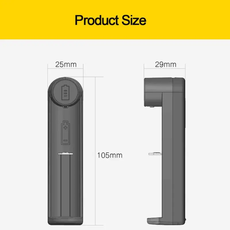Зарядное устройство с usb-портом универсальное зарядное для 18650/18700/22650 и т. Д. 3 7 В