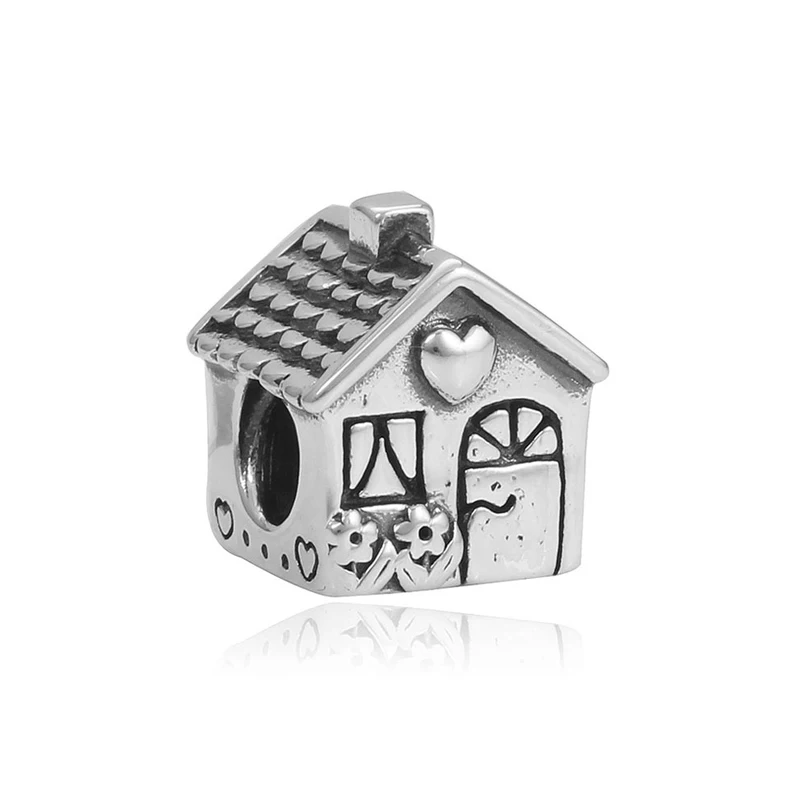 My Sweet Home Новинка,, бусина, сплав, домашняя книга, музыка, кофе, яблоко, подвеска, шарм, подходит для браслета Пандора, ожерелье, сделай сам, женское ювелирное изделие - Цвет: My Sweet Home