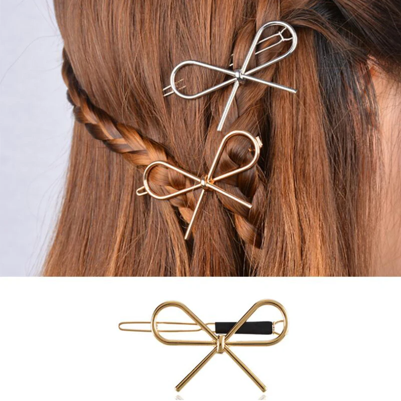 Shuangshuo корейский стиль бант украшения для волос заколка женская свадебная