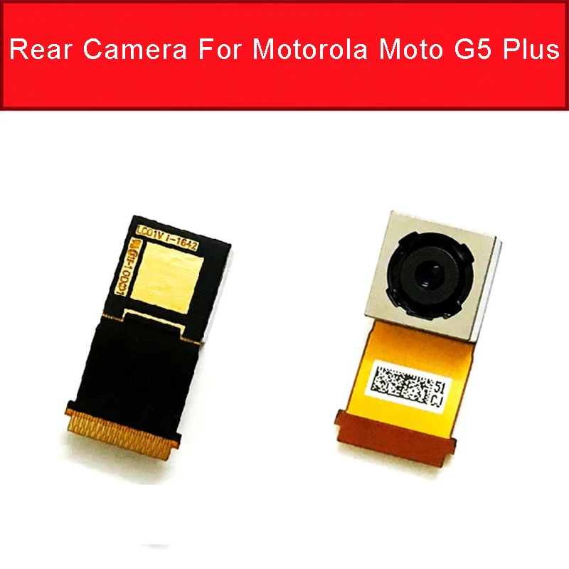 Back Camera Модуль передней и задней камеры для Motorola MOTO G5 Plus XT1863 XT1684 XT1685 XT1686 основной небольшой модуль с камерой Запасная часть - Цвет: Back Camera