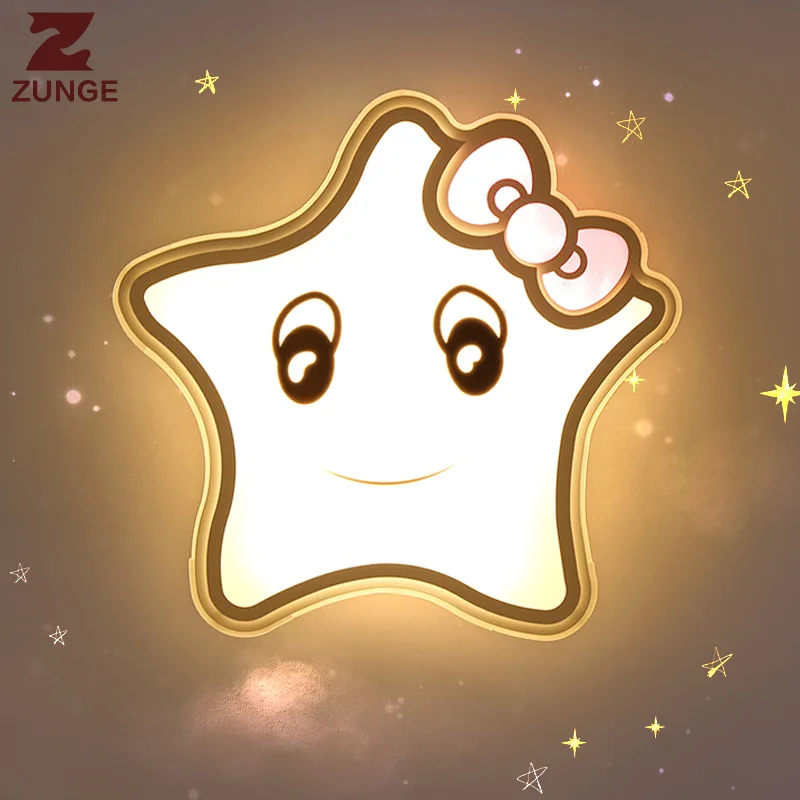 kids bedroom ceiling lamp girls room boy light led star lights child lighting fixtures modem study children ZUNGE | Лампы и освещение