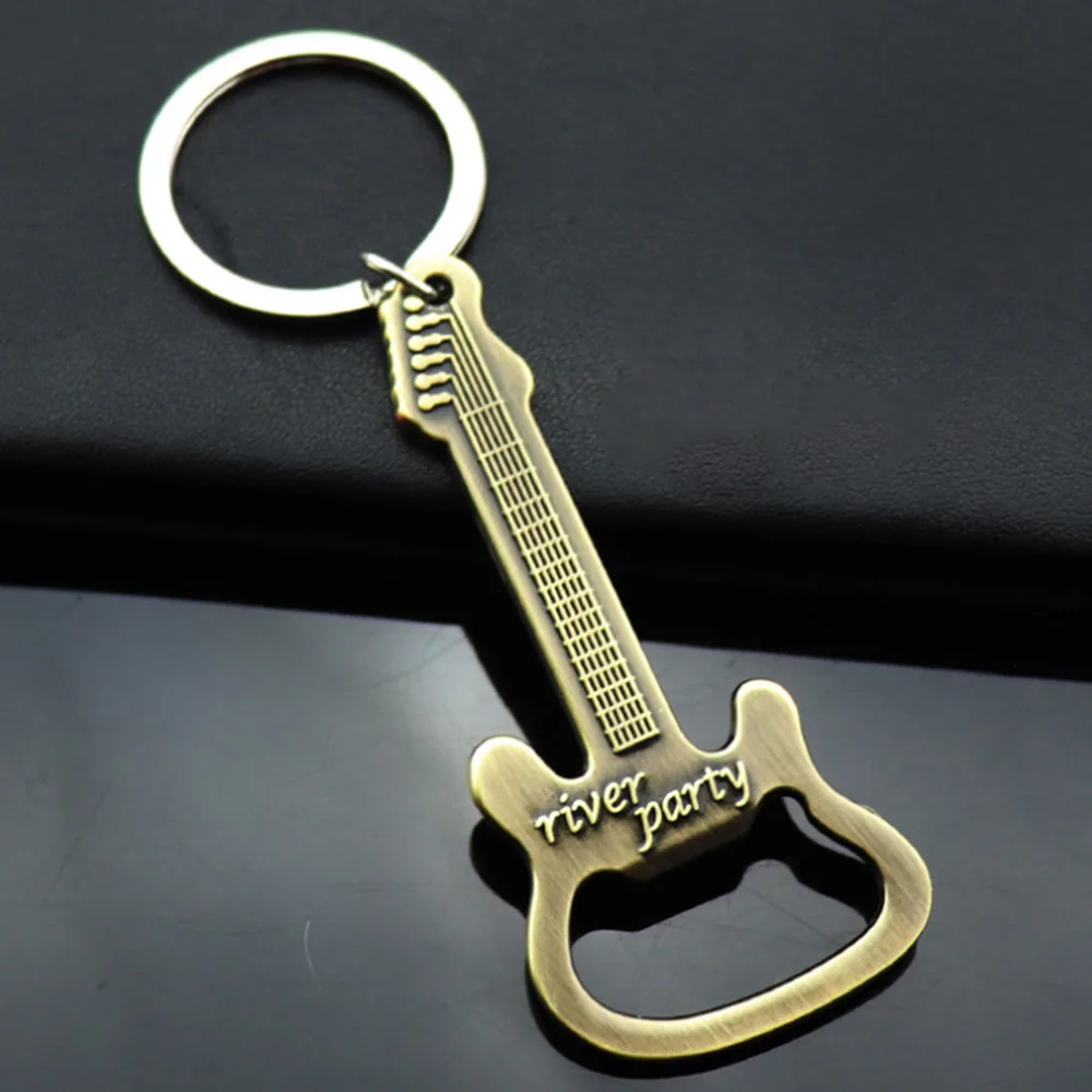 Новая креативная музыкальная гитара металлическая открывалка для бутылок