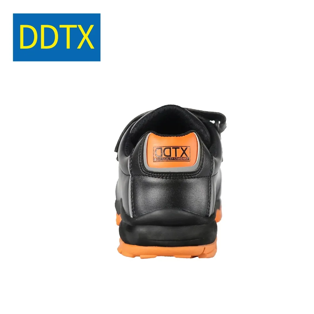 DDTX Safety Shoes Work Boots Men Composite Toe Anti-smash Lightweight Breathable Footwear EH Insulation Black |
