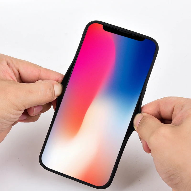 Силиконовый чехол для iPhone X XR XS Max 6 6s 7 8 Plus 7plus Мягкий ТПУ противоударный из ткани |