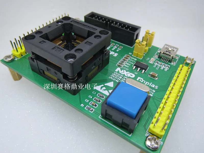 Оригинальный испытательный сиденье NXP IC LPC2124 LPC2109 программируемый для сжигания