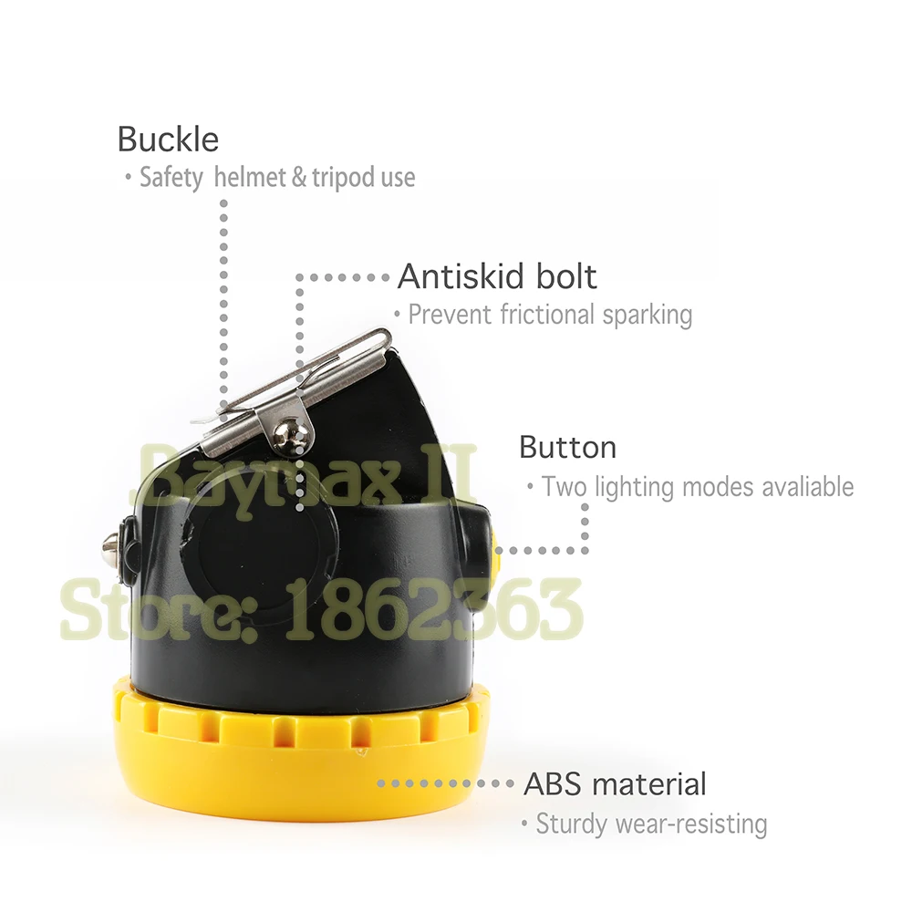 Налобный фонарь Bozz BK2000 с литий-ионным аккумулятором 1 Вт