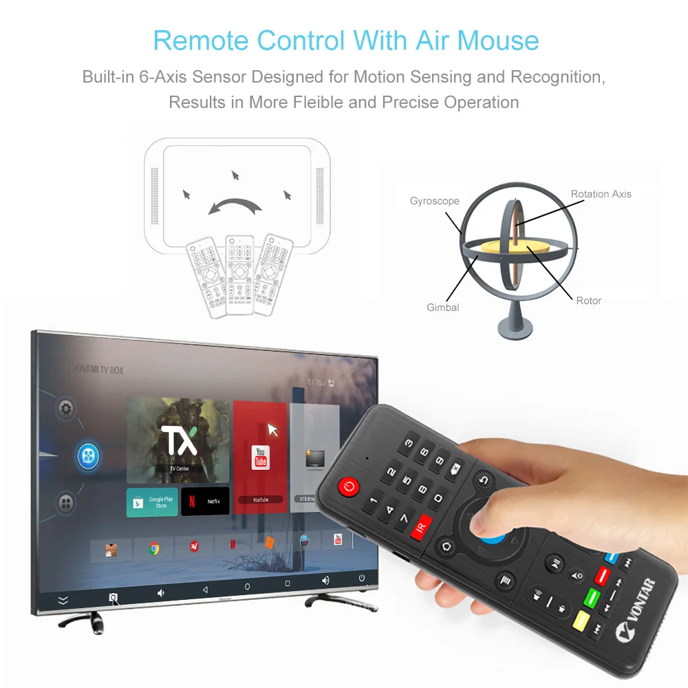 2 4 ГГц H1 Air mouse Беспроводной мини клавиатура дистанционного Управление