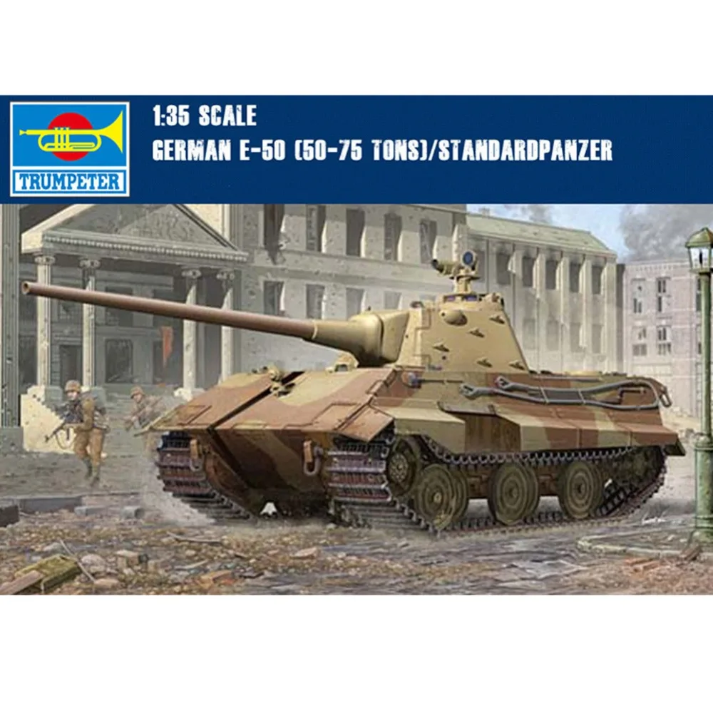 OHS Trumpeter 01536 1/35 НЕМЕЦКИЙ СТАНДАРТНЫЙ сборный бак E50 50 75 тонн набор для сборки