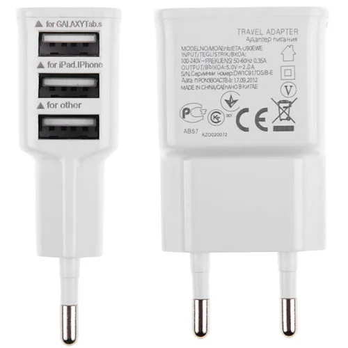 Портативное зарядное устройство с несколькими usb-портами адаптер переменного