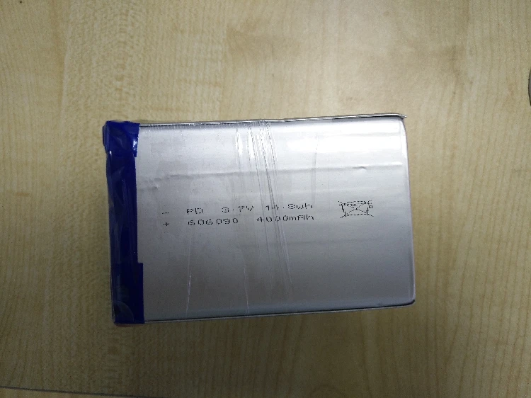Упаковка 3 7 V полимерный литиевый аккумулятор 606090 4000mAh Большая емкость батареи