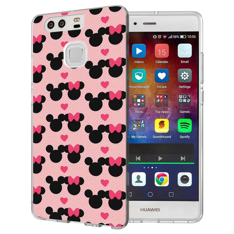 For Huawei P9lite/P8 Lite 2016 2017 Y5 II 2 Y5ii / Y6 Compact Honor 5A LYO-L21 Soft TPU Silicone Pattern Clear Case B091 |