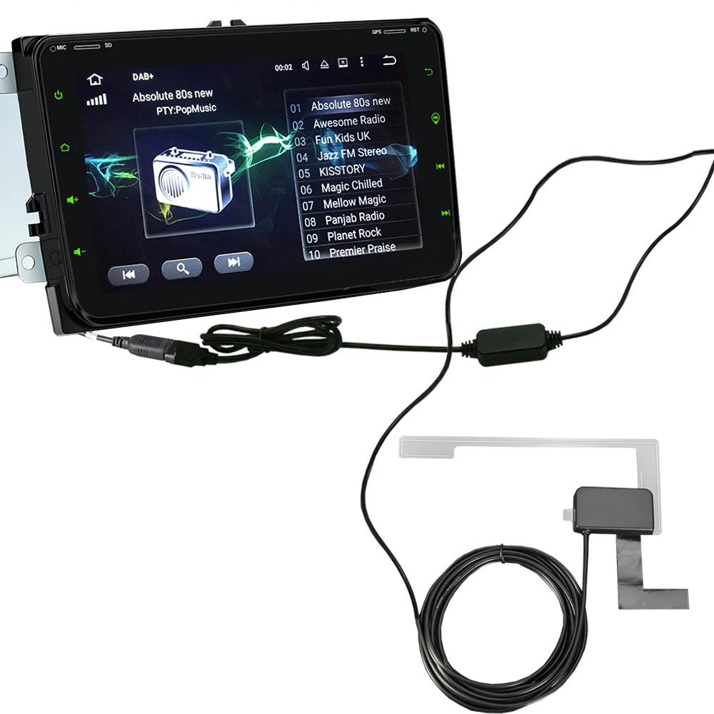 Новинка Usb Dab Android для универсального автомобильного DVD DAB автомобильный Радио