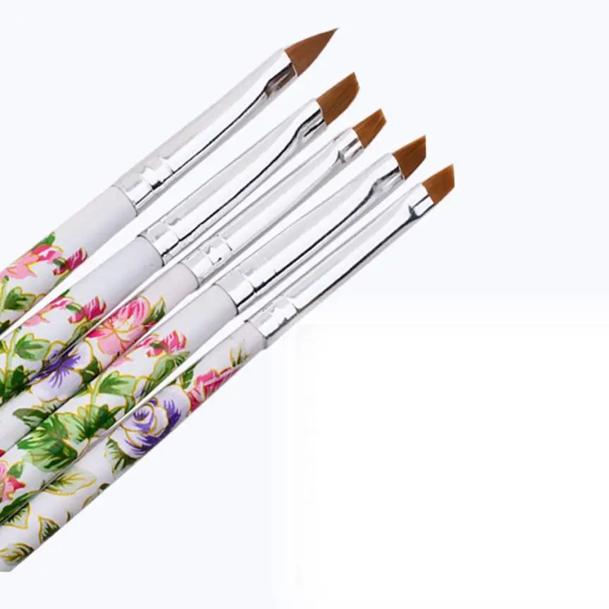 Хит! 2016 новое поступление Топ продажа ногтей 5 шт УФ гель Акриловая кисть для