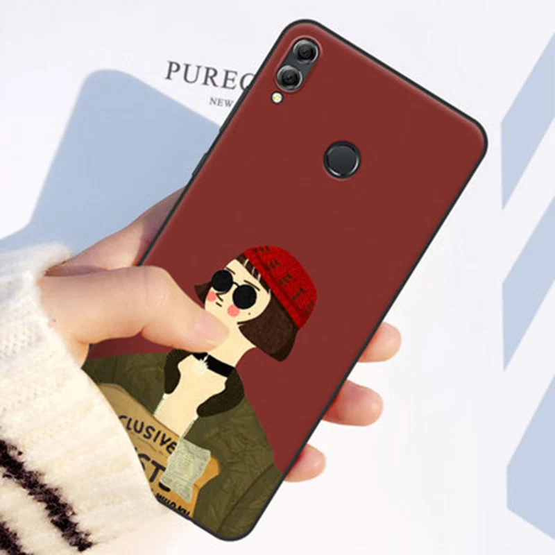 Чехол для Huawei P Smart 2019 мягкий силиконовый чехол телефона с изображением Леона