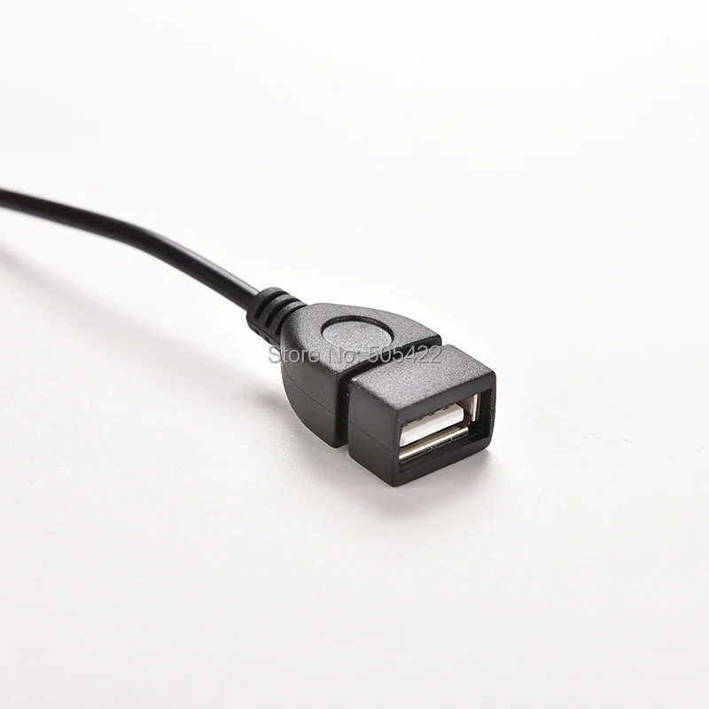 500 шт./лот 3 5 мм штекер AUX аудио разъем USB 2 0 Женский кабель конвертер шнур