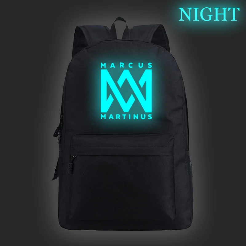

Children Boys Girls Marcus & Martinus Luminous Backpack Functional School Bags Popular Pattern Backpack Fashion Travel Rucksack