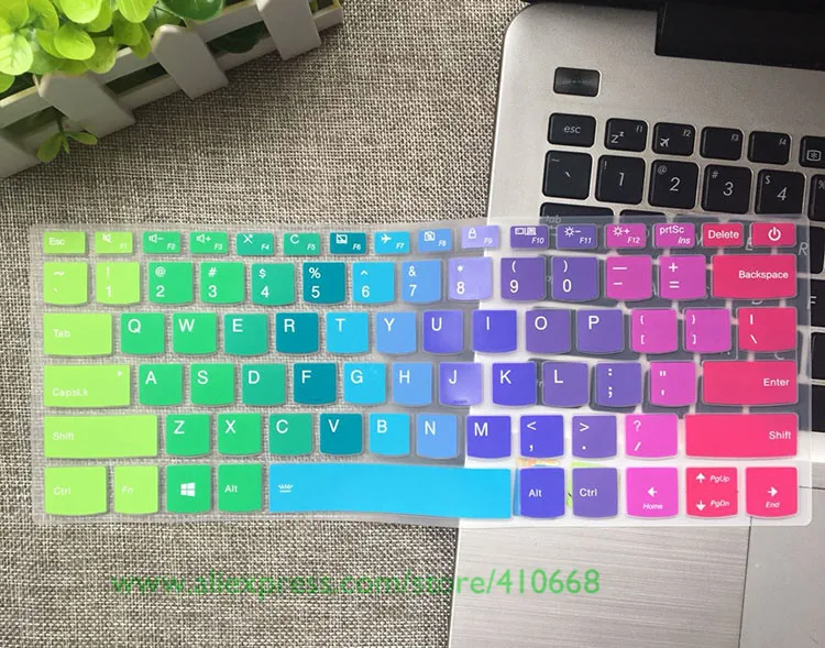 Силиконовый чехол для клавиатуры 14 дюймов Lenovo yoga 720 15 520s Flex 5 ideapad 120s