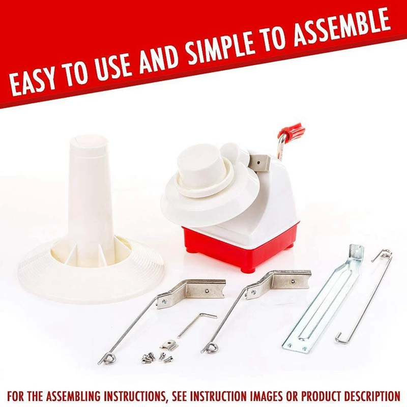 Эффективный большой размер 7-унций емкость ручного намотки пряжи вертушка