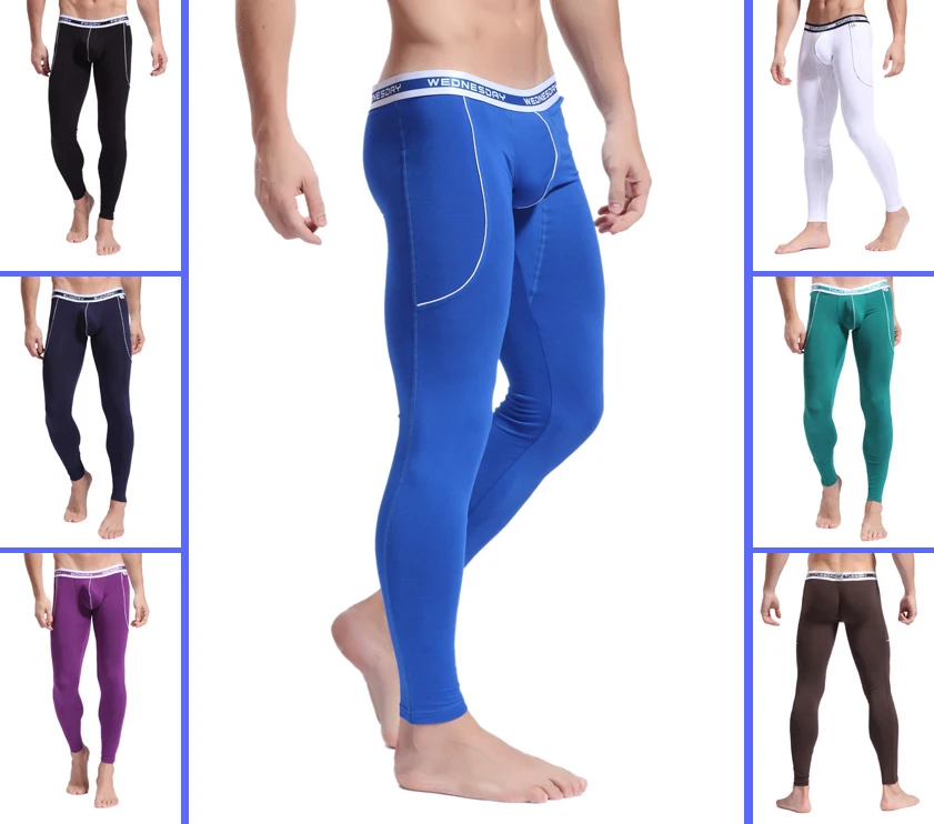 WJ Бренд мужской Кальсоны Мужские Сексуальные Нижнее Белье Тепловой Бамбуковое