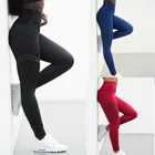 Высокоэластичные спортивные Леггинсы для фитнеса, облегающие спортивные штаны для бега, женские штаны для йоги, быстросохнущие тренировочные брюки