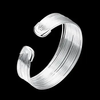 Многоканальный браслет с модным круглой формы серебряные ювелирные