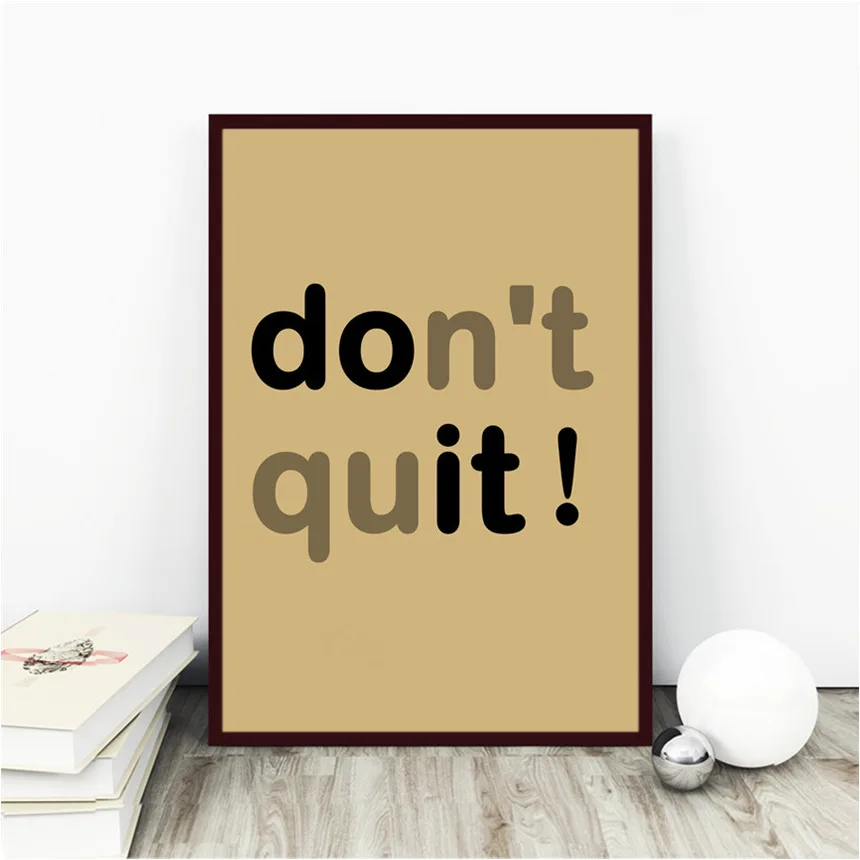 Слоган &quotbeawesome повседневной&quot Винтаж Ретро плакат крафт-бумаги Репродукция