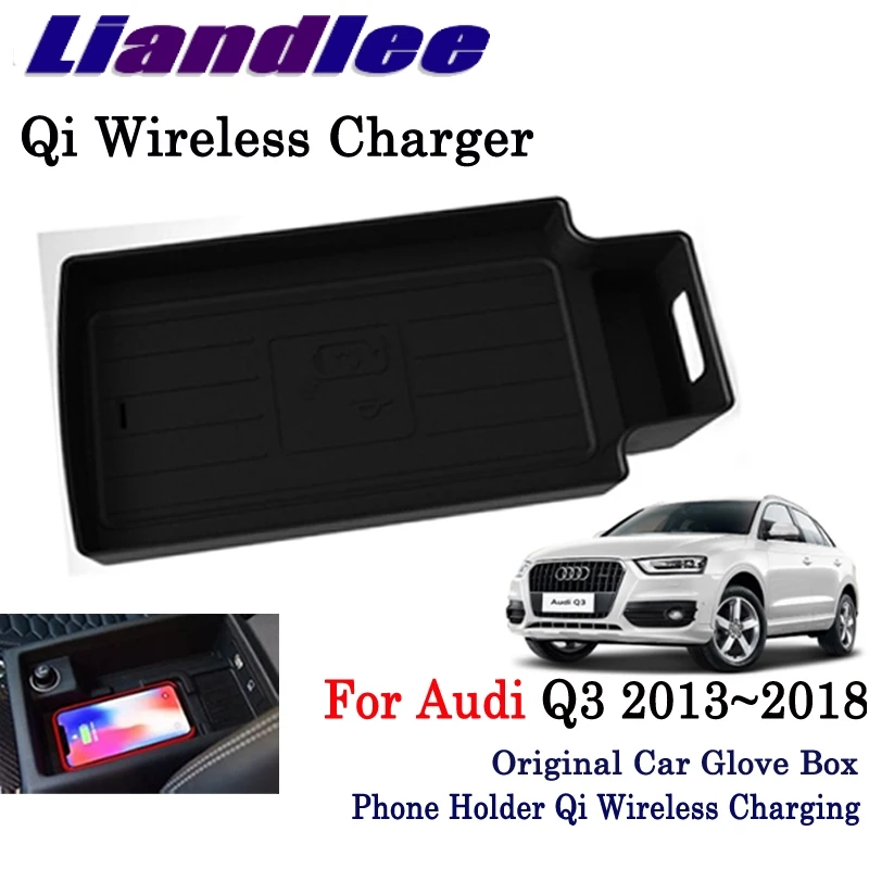 Qi Беспроводное зарядное устройство для Audi Q3 2011 ~ 2018 держателя телефона