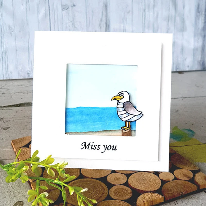 Силиконовый штамп с мультяшным дизайном резиновая печать прозрачная для