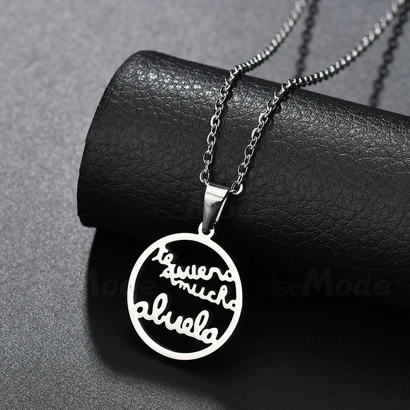 ELSEMODE полые бабушки семейное ожерелье для женщин бабушка никогда не выцветает