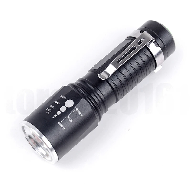 Litwod Z20A50 светодио дный фонарик Водонепроницаемый зум регулируемый 5 режимов XML T6 3800LM Алюминий выберите 18650 Батарея автомобильное зарядное устройство