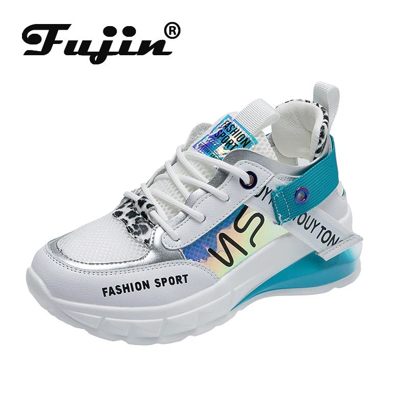 Fujin/женские кроссовки Новый стиль Тонкие туфли Модная Студенческая спортивная