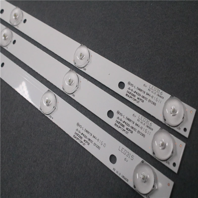 LED backlight strip lamp for AKAI AKTV432 JS-D-JP4320-091EC JS-D-JP4320-081EC E43F2000 D43-F2000 | Компьютеры и офис