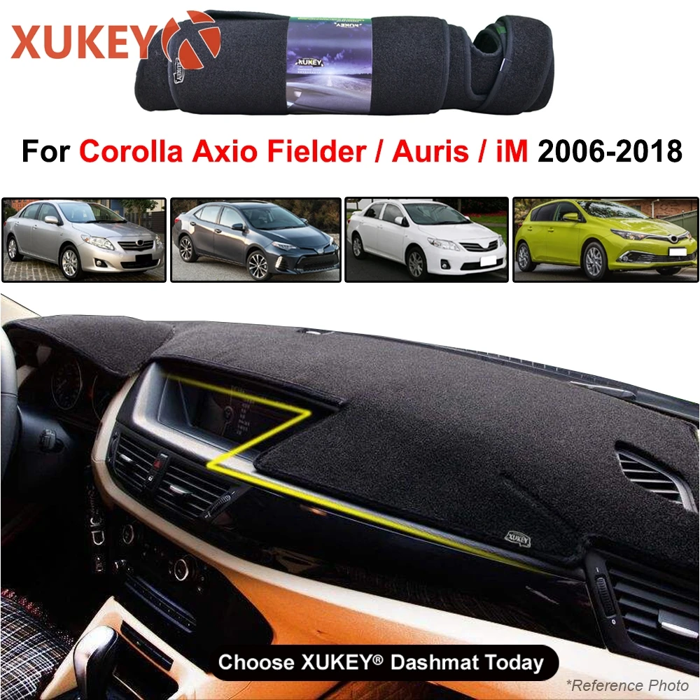 Накладка на приборную панель автомобиля, накладка на приборную панель для Toyota Corolla Axio Fielder iM Auris 2006- E140 E150 E160 E170 ZRE182