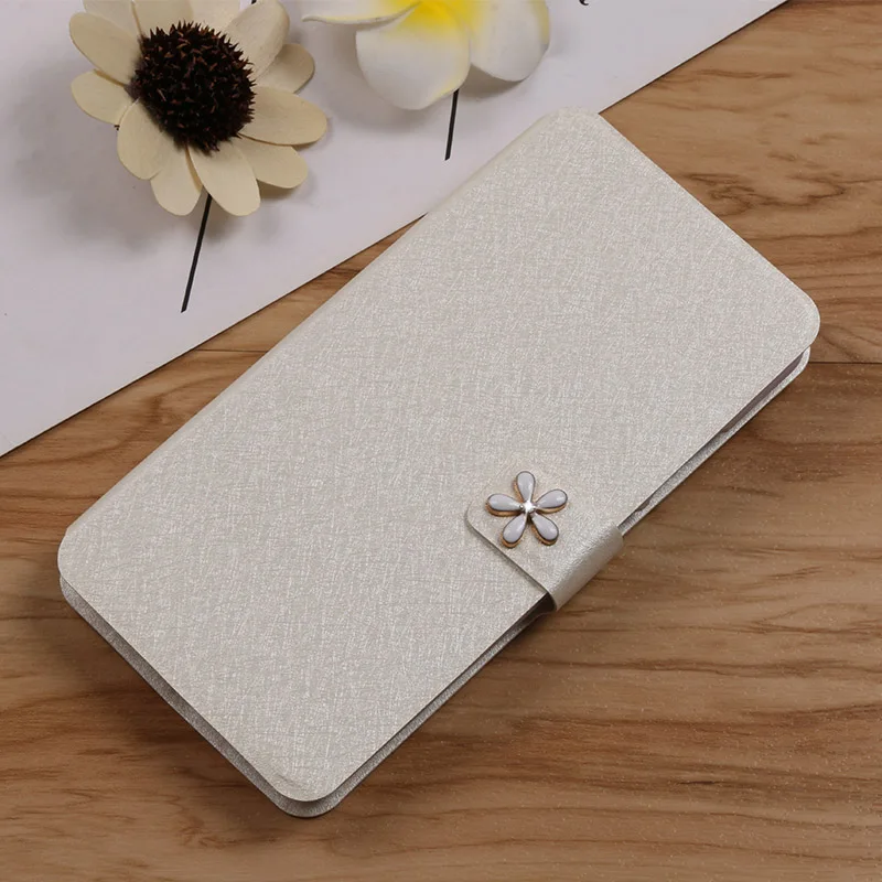 Чехол-книжка с шелковым бумажником чехол Fundas для samsung Galaxy A3 A5 A7 J3 J5 J7 Pro A520 J330 J730 роскошный стенд кожаный чехол для телефона - Цвет: white with flower