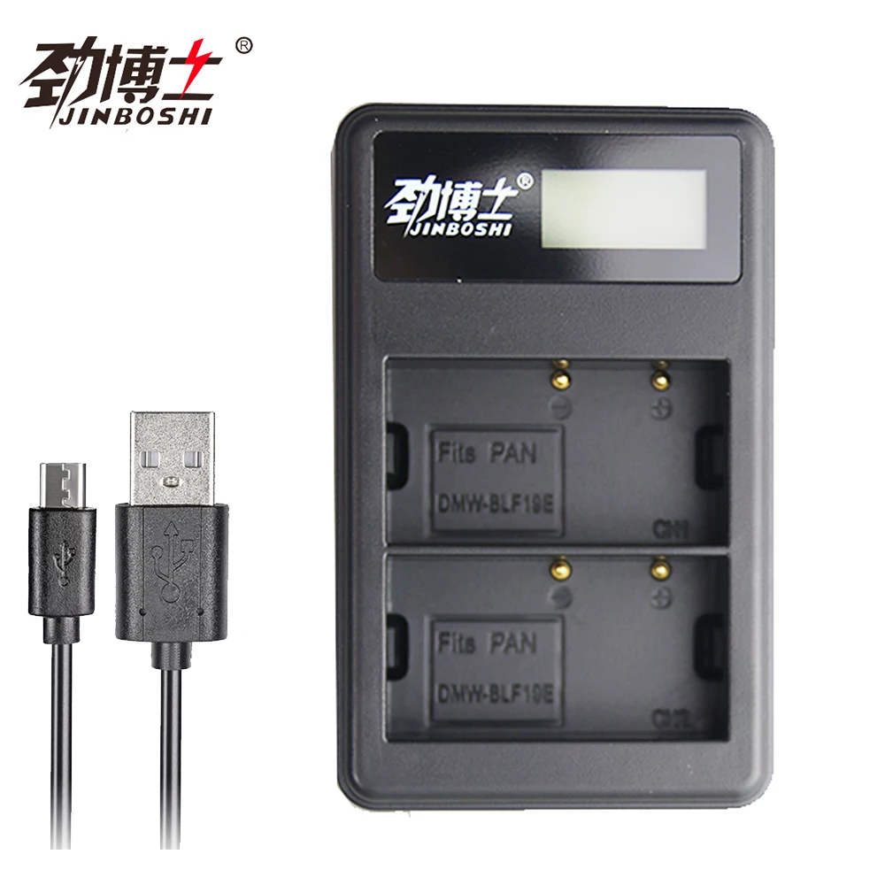 Зарядное устройство JINBOSHI с двумя ЖК-дисплеями и USB-портами для телефона BLF19E BLF19GK