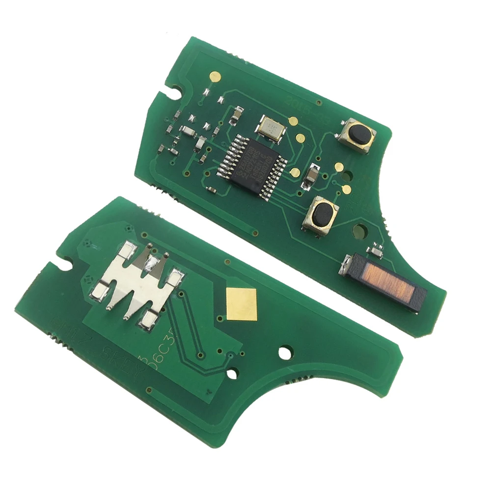 Автомобильный Дистанционный ключ OkeyTech PCF7946 PCF7941 433 МГц с 1 бесплатным силиконовым