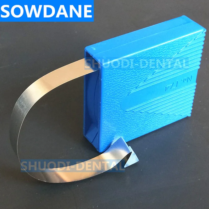 Полосы для отбеливания зубов из нержавеющей стали Matrice Bands стоматологический