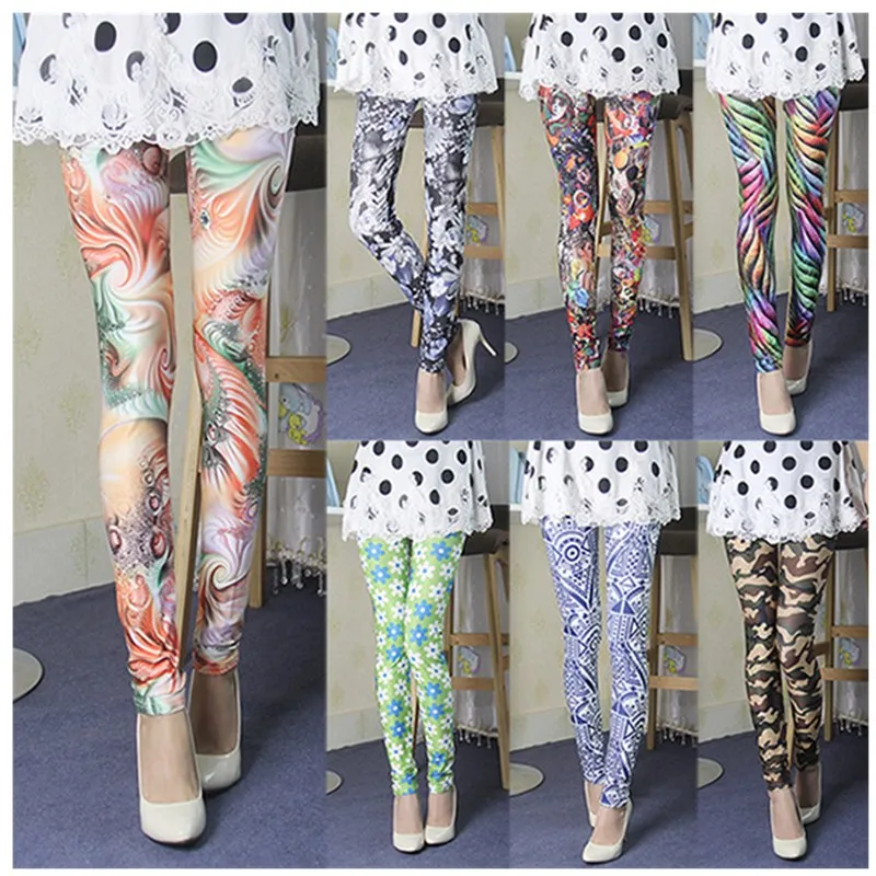 Женские камуфляжные Леггинсы с принтом молочного цвета шелковые леггинсы тонкие