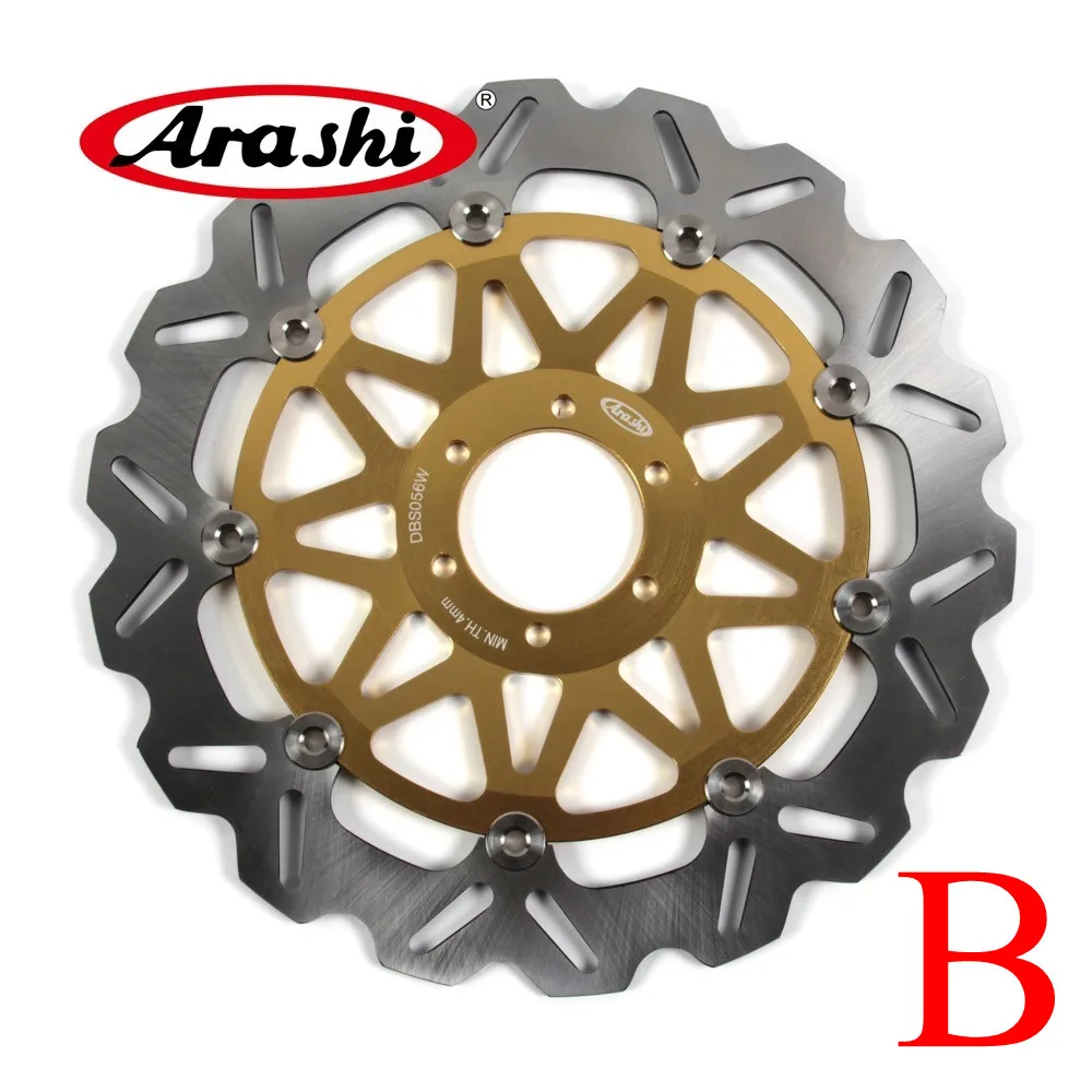 Араши для KTM DUKE II 640 2008-2011 ЧПУ передние тормозные роторы, тормозной диск 2003 2004 2005 2006 для KTM DUKE 690 2008 2009 2010 2011 - Цвет: Gold