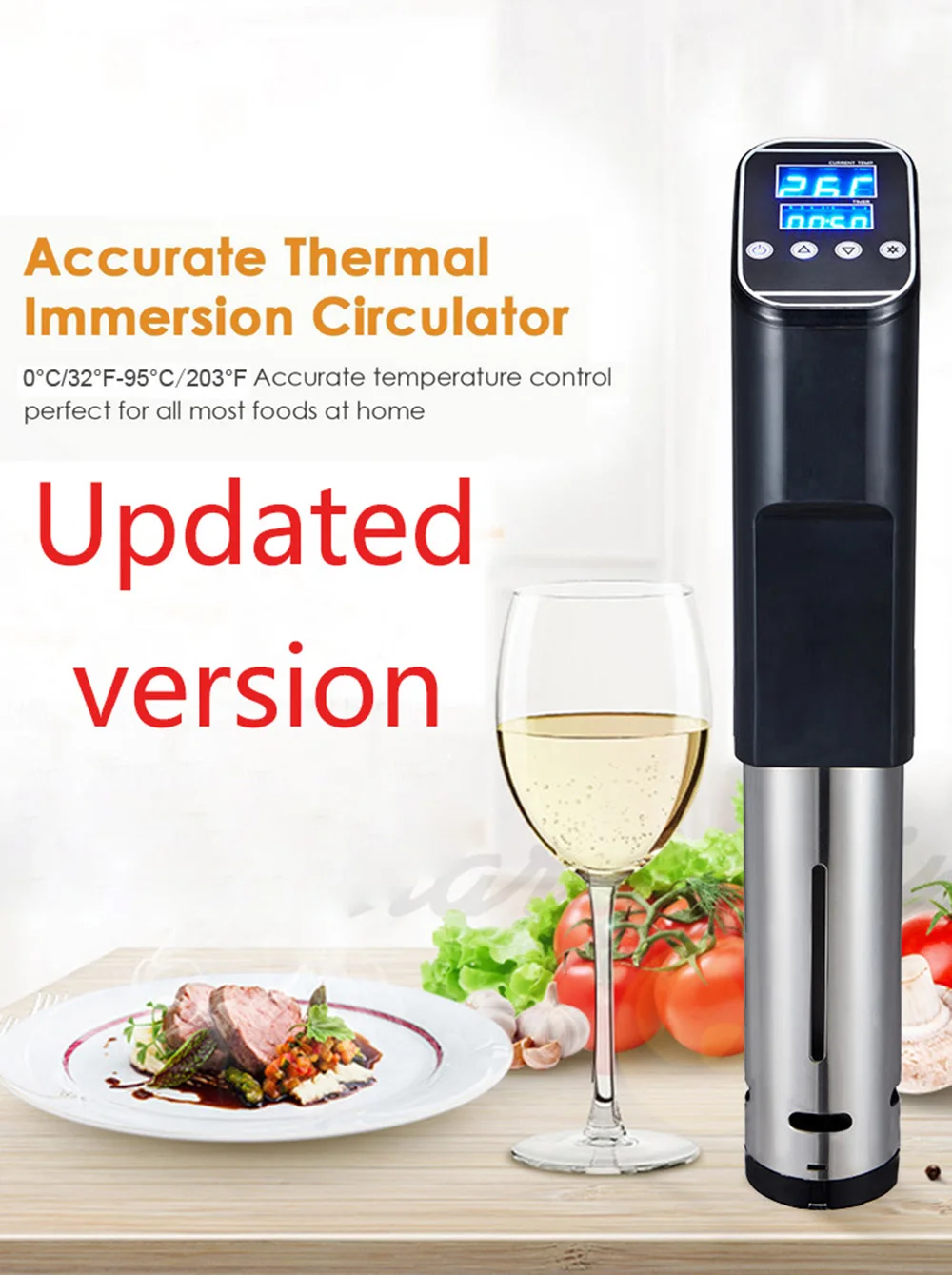Еда Sous-vide плита погружной нагреватель циркулятор с точным контролем температуры