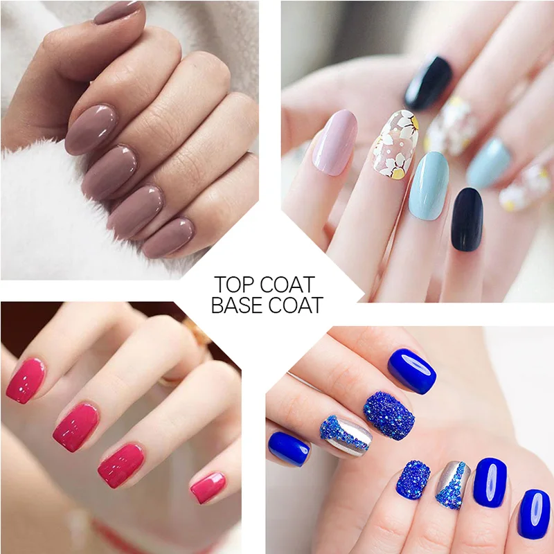 7 мл УФ основа верхнее покрытие замочить от цвета гель лак праймер для ногтей